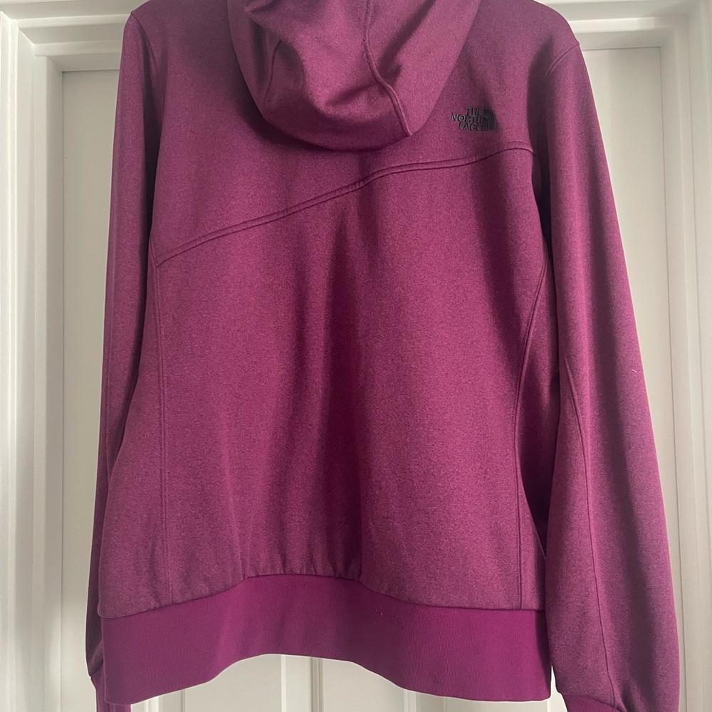 Purple-Maroon-Magenta Full-Zip The North Face Jacket - Picture 7 of 8